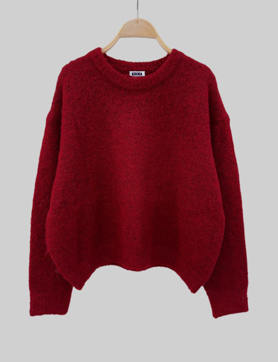 Pull bordeaux Willi