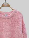 Pull rose chiné Willi