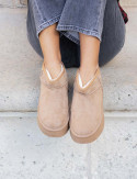 Bottines taupe Alpa