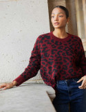 Pull bordeaux Janes