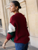 Pull bordeaux Sach