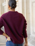 Pull bordeaux Maxa