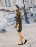 Robe olive Maggie