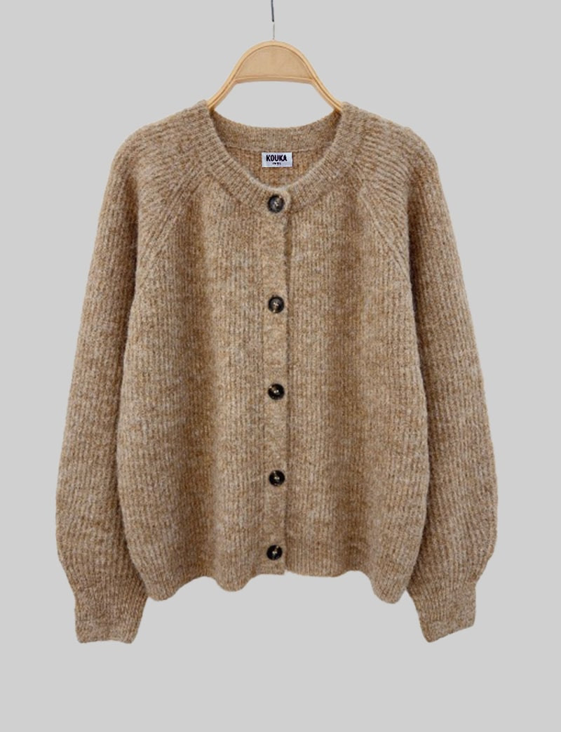 Cardigan camel Lizi