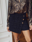 Jupe short noire Megan