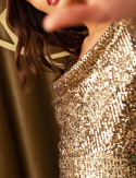 Golden Jeanna sequin dress