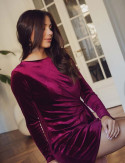 Robe bordeaux Aria