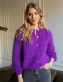 Gilet violet Milo