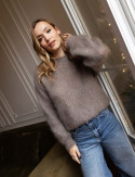 Pull taupe Maxo