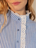 Chemise bleue Ines