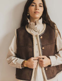 Gilet marron Martin