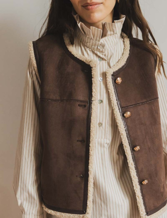 Gilet marron Martin