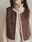 Gilet marron Martin