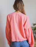 Blouse corail Stella