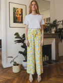 Pantalon imprimé Citron