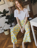 Pantalon imprimé Citron