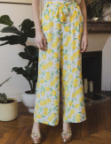 Pantalon imprimé Citron