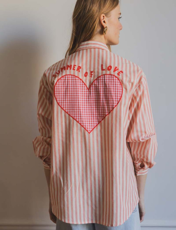 Chemise corail Summer of Love