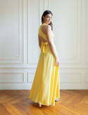 Robe jaune Loriana