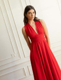 Robe rouge Loriana