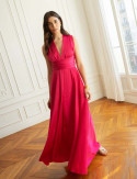 Robe fuchsia Layana