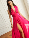 Robe fuchsia Layana