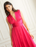 Robe fuchsia Layana