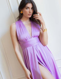 Robe lilas Layana