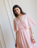 Robe rose Elvina