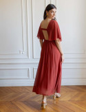 Robe terracotta Elvina