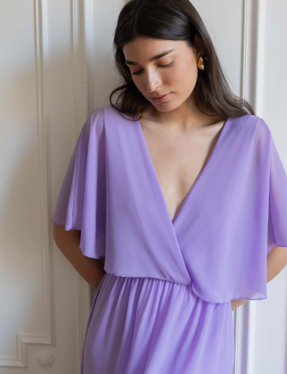 Robe lilas Elvina