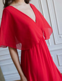 Robe rouge Elvina