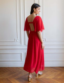 Robe rouge Elvina