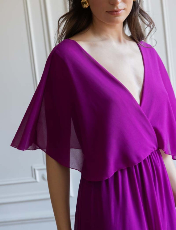 Robe violette Elvina