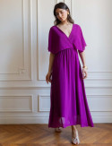 Robe violette Elvina