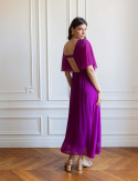 Robe violette Elvina