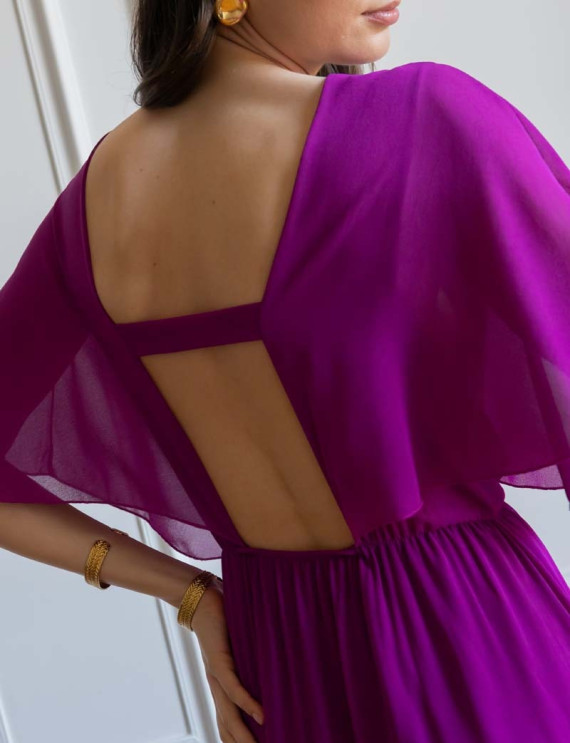 Robe violette Elvina