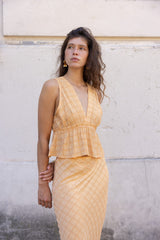Wandy yellow skirt