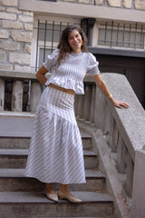 Jupe aqua & lilas Marisol