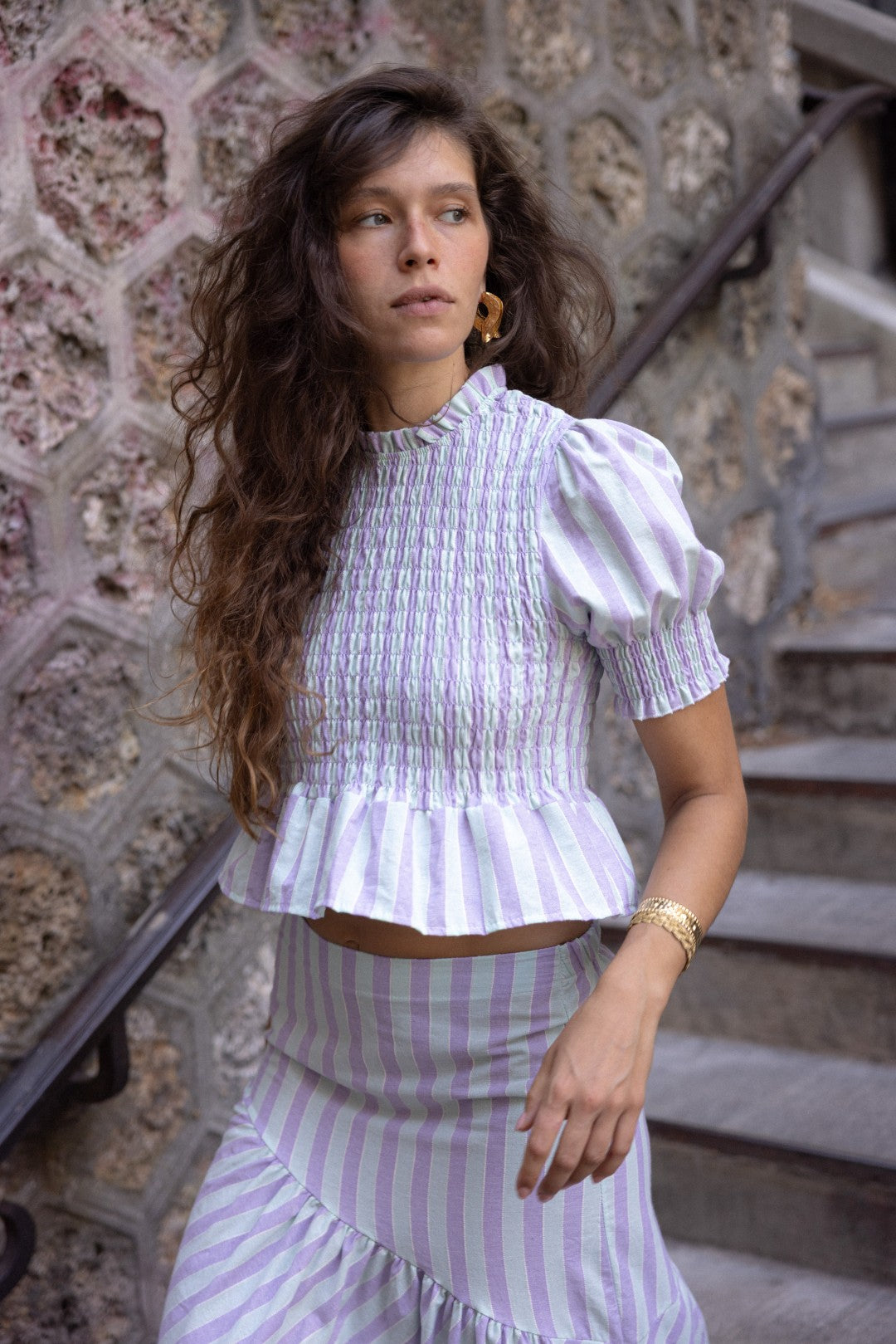 Aqua & Lilac Paloma Top