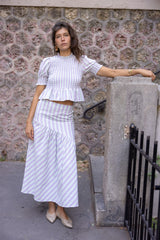 Jupe aqua & lilas Marisol