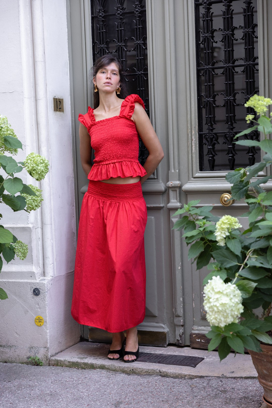 Jupe rouge Fonso