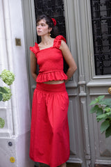 Jupe rouge Fonso