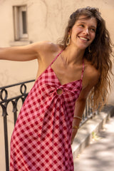 Robe vichy Sarek