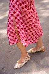Robe vichy Sarek