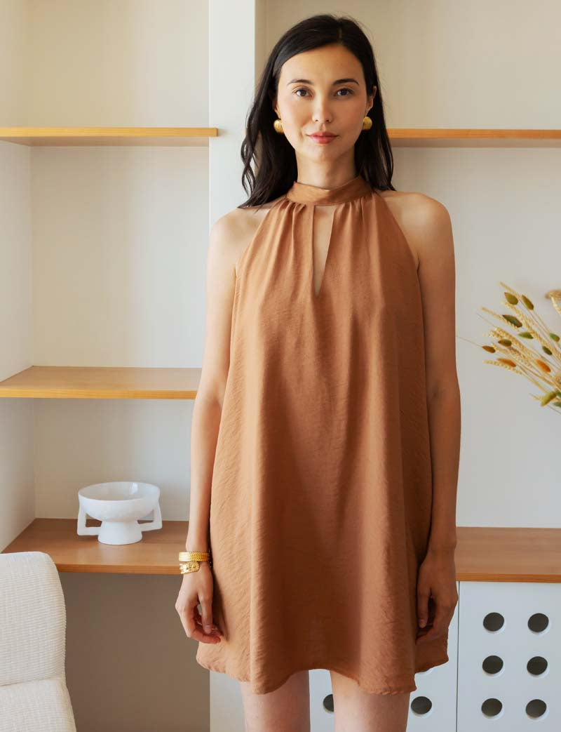 Robe caramel Girly