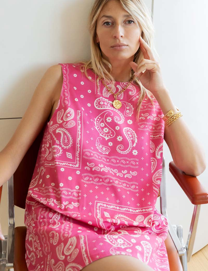 Pink Bandana Dress Safia