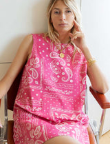 Pink Bandana Dress Safia