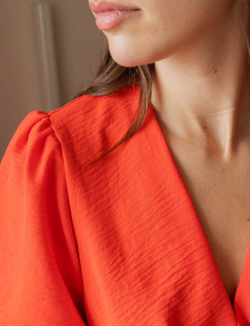 Robe corail Emma