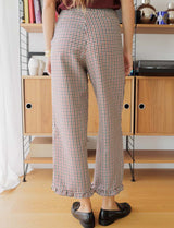 Zita checked trousers
